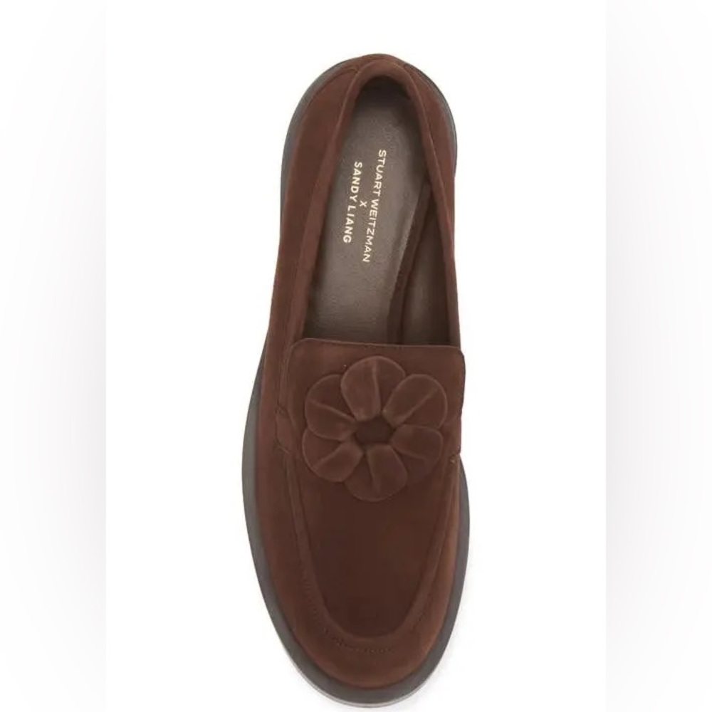 Sandy Liang X Stuart Weitzman Chocolate Brown Loafers